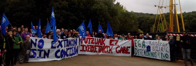 Salvemos el Ega denuncia la construcción "ilegal" de dos pozos en Mendaza