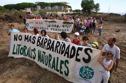 Borran del mapa la vegetación de Bahía Blanca (Puerto de Santa María)