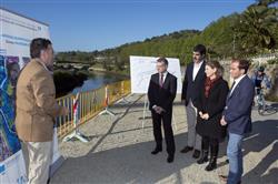 El Lehendakari Iñigo Urkullu visita las obras de defensa ante inundaciones en el Urumea