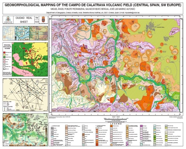 Investigadores asturianos identifican 70 volcanes en el Campo de Calatrava en Ciudad Real