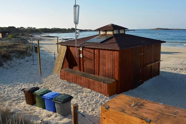 Un chiringuito de Ses Salines