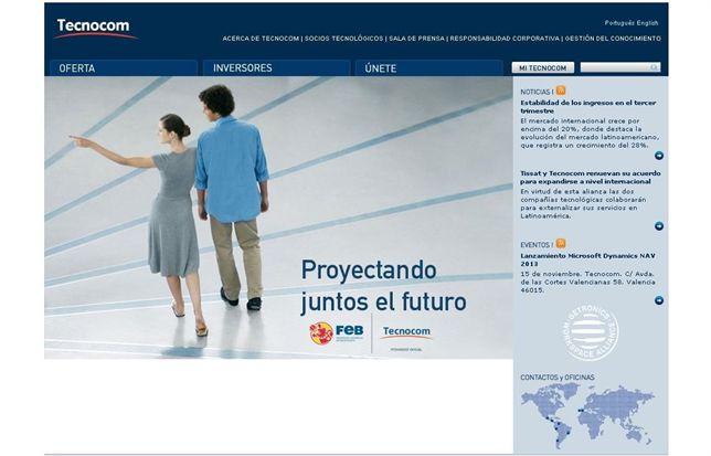 Tecnocom comprará el 100% de su electricidad de fuentes renovables