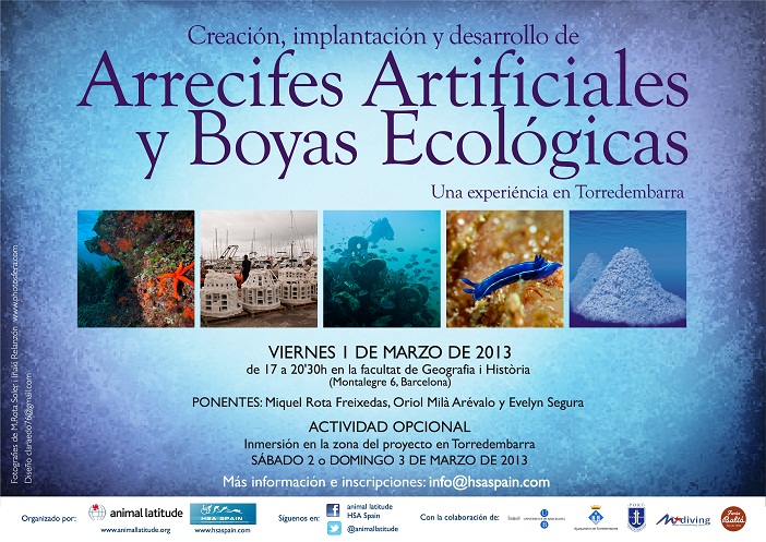 Seminario arrecifes artificiales y boya ecológicas en Torredembarra (Tarragona)