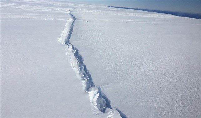 El mayor dique glaciar antártico a punto de ‘reventar’