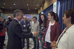 Euskadi. El lehendakari anima a los jóvenes a participar y colaborar en el nuevo Programa Marco Ambiental