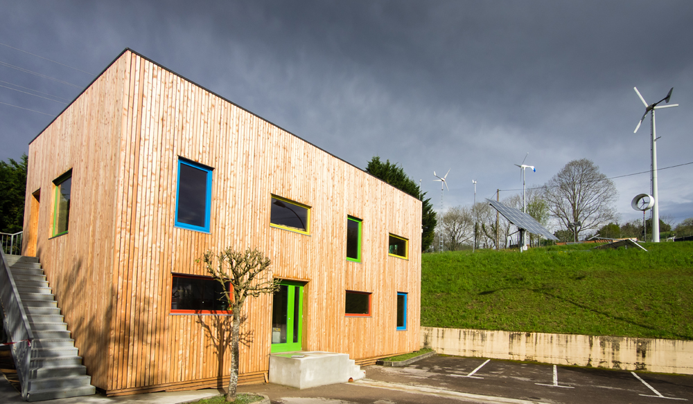 ENEGUR es el nuevo módulo renovable de bajo consumo energético realizado en USURBILGO LANBIDE ESKOLA