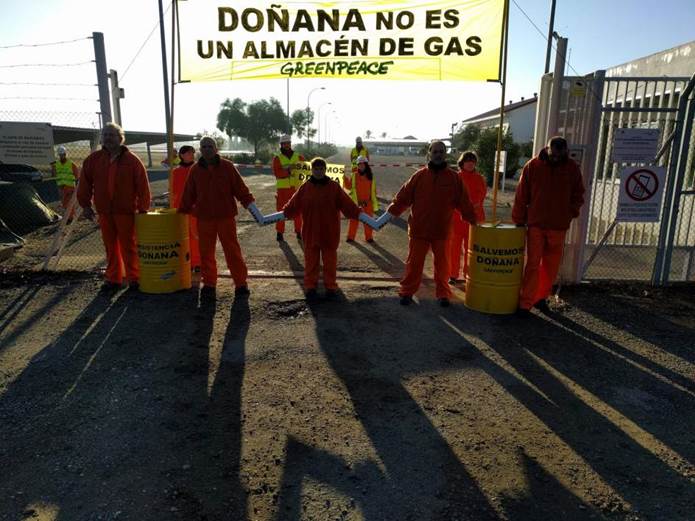 Gas Natural denuncia a Greenpeace…