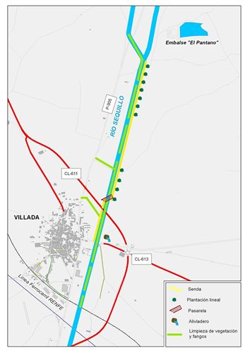 La CHD licita la restauración ambiental del río Sequillo
