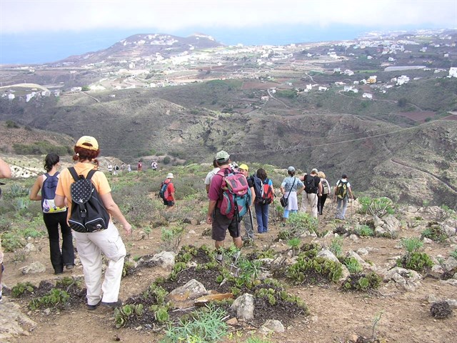 Protegen los caminos tradicionales de Santa María de Guía (Gran Canaria)