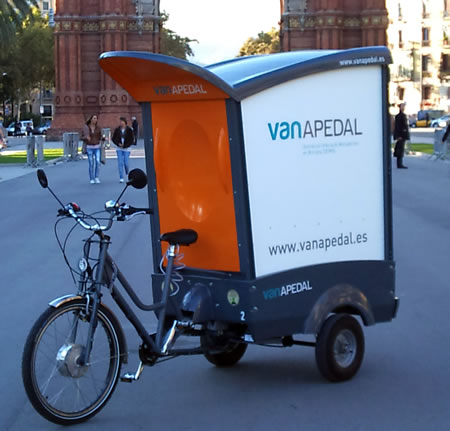 Vanapedal: Distribución de mercancías en la última milla urbana