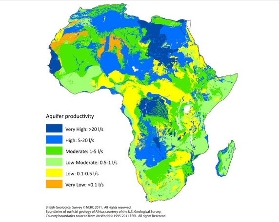 África esconde una inmensa reserva de agua subterránea