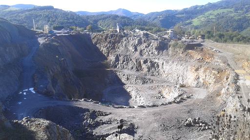 Asturias. El coladero de las canteras de Salas