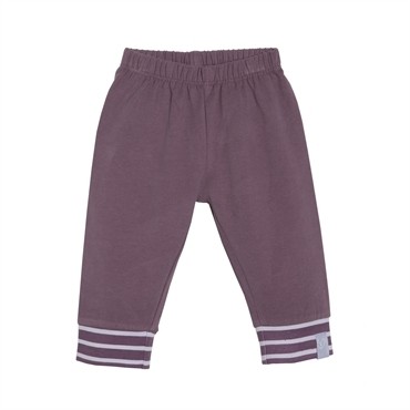 Pantalón lila bebé en algodón orgánico Living Crafts