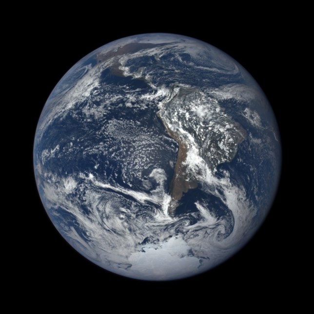 Imagen de la Tierra a finales de 2016 que permite