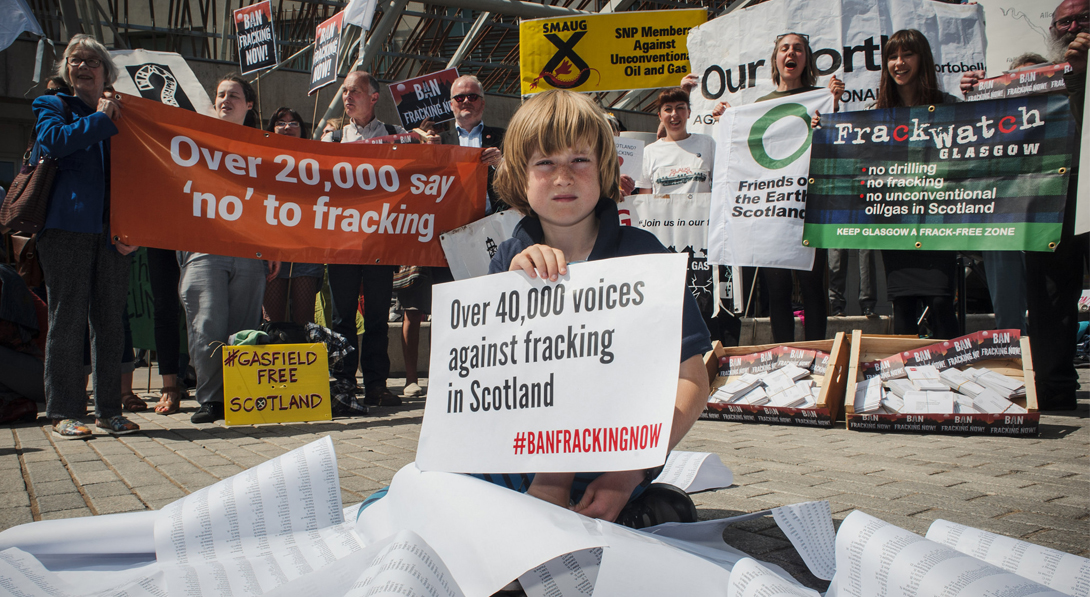 Amigos de la Tierra celebra que Escocia se sume a la lista de países que prohíben el fracking