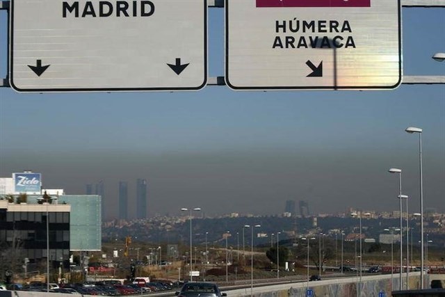 La contaminación de Madrid está afectando también a Toledo y Guadalajara