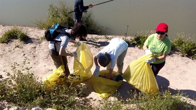 Retiran 8.000 kilos de residuos en los márgenes de los ríos de la Comunitat Valenciana