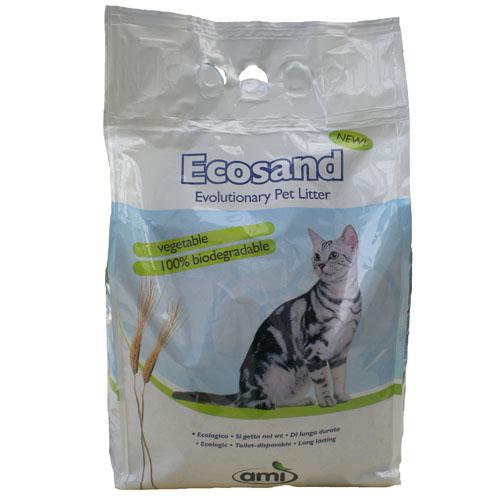 Arena para gatos ecológica Ami Ecosand 3Kg