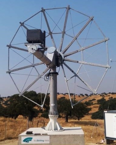 Gonvarri instala la estructura soporte con seguimiento solar del proyecto Biostirling-4SKA