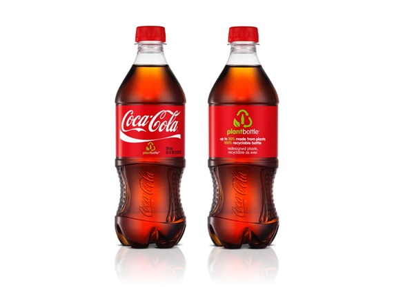Coca-Cola inicia su camino hacia las botellas 100% de origen vegetal y renovables