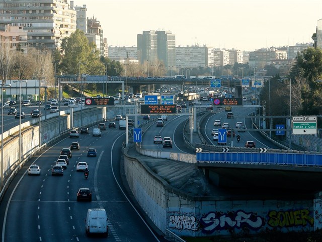 Madrid reducirá la velocidad a 70km/h en la M-30 a partir del año que viene