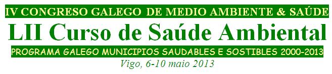 IV Congreso Gallego de Medio Ambiente y Salud
