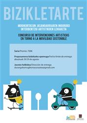 Euskadi. Durango convoca el concurso artístico Bizikletarte en el marco de la Semana de la Movilidad 2015