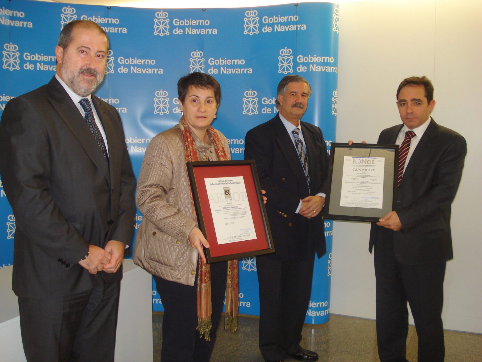 Desarrollo Rural y Medio Ambiente recibe un certificado Aenor