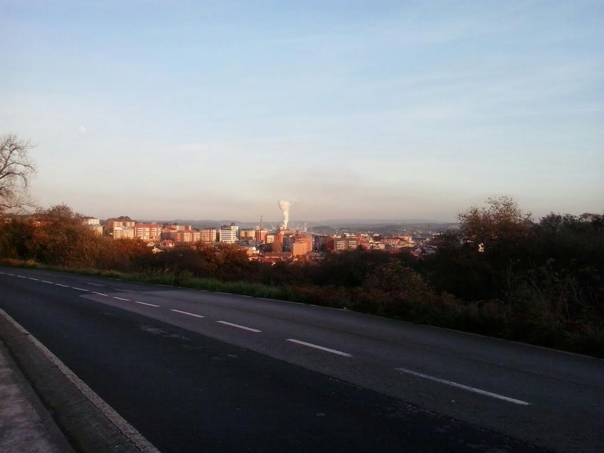 Asturias.  Otro día más la comarca con la contaminación disparada