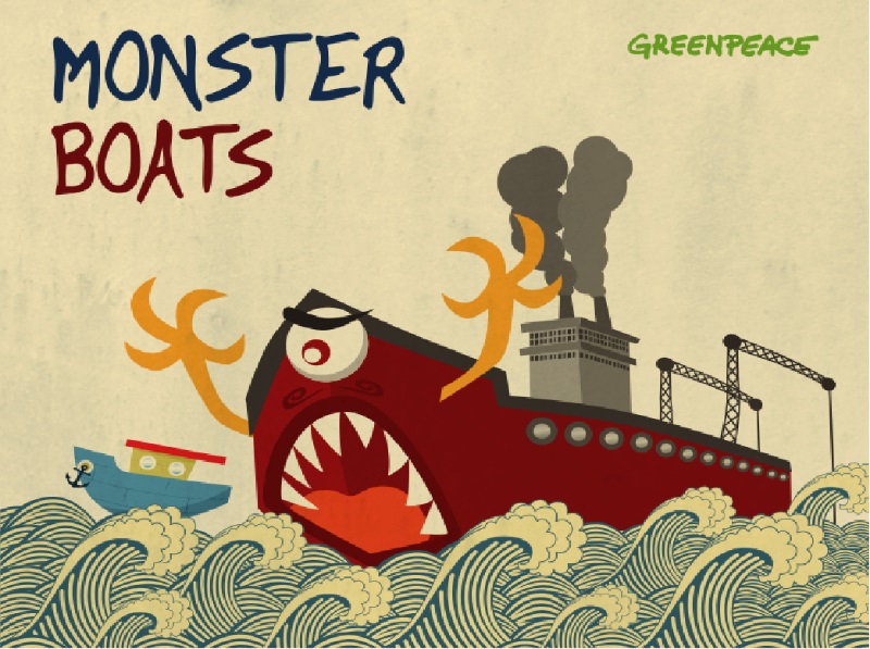 Cinco barcos españoles entre los más devastadores en los océanos agotados