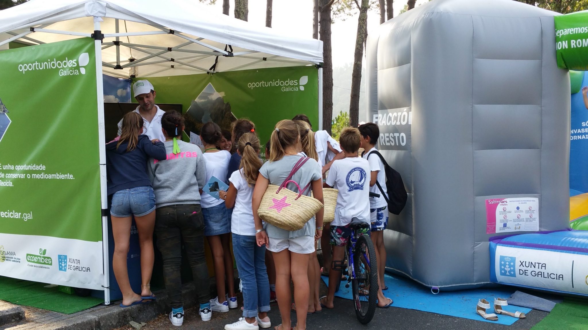 Campaña del reciclaje en los centros escolares gallegos