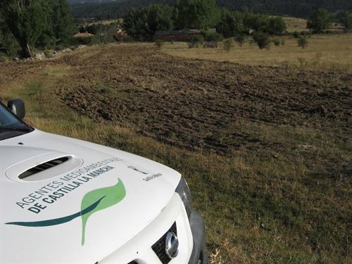 Agentes medioambientales denuncian en la Fiscalía roturaciones ilegales en el Parque Natural Sierra Norte de Guadalajara