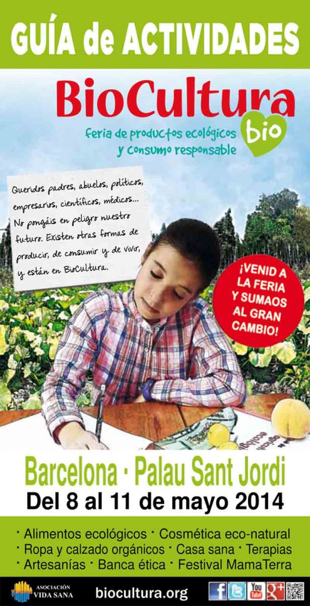 Descárguese aquí la Guía de Actividades de la próxima edición de BioCultura Barcelona