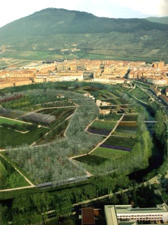 El nuevo parque de Aranzadi tendrá un paseo junto al río