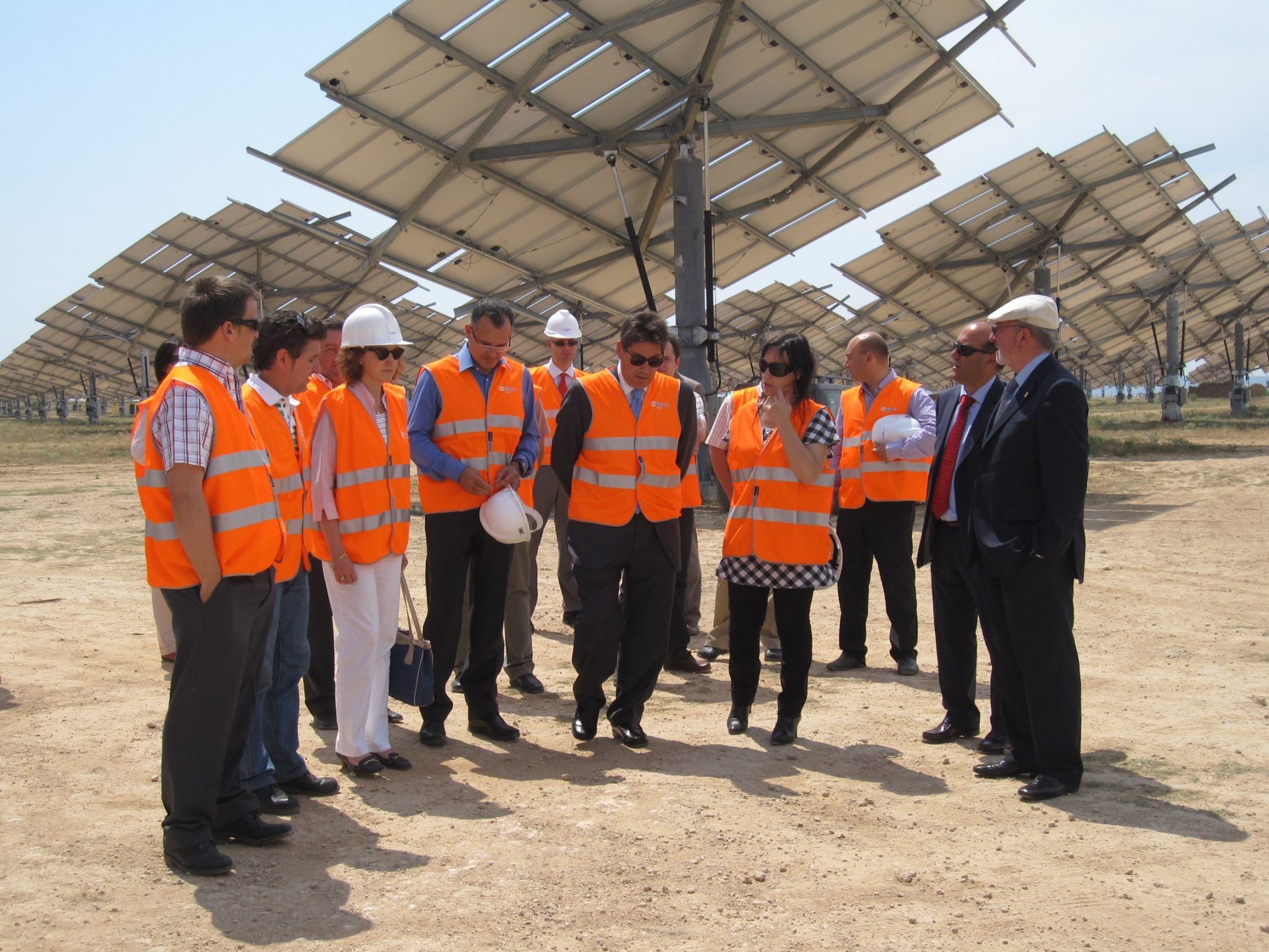 La planta fotovoltaica de Dalkia en Sariñena produce electricidad como para satisfacer el consumo doméstico de todos los habitantes de la Comarca de Monegros