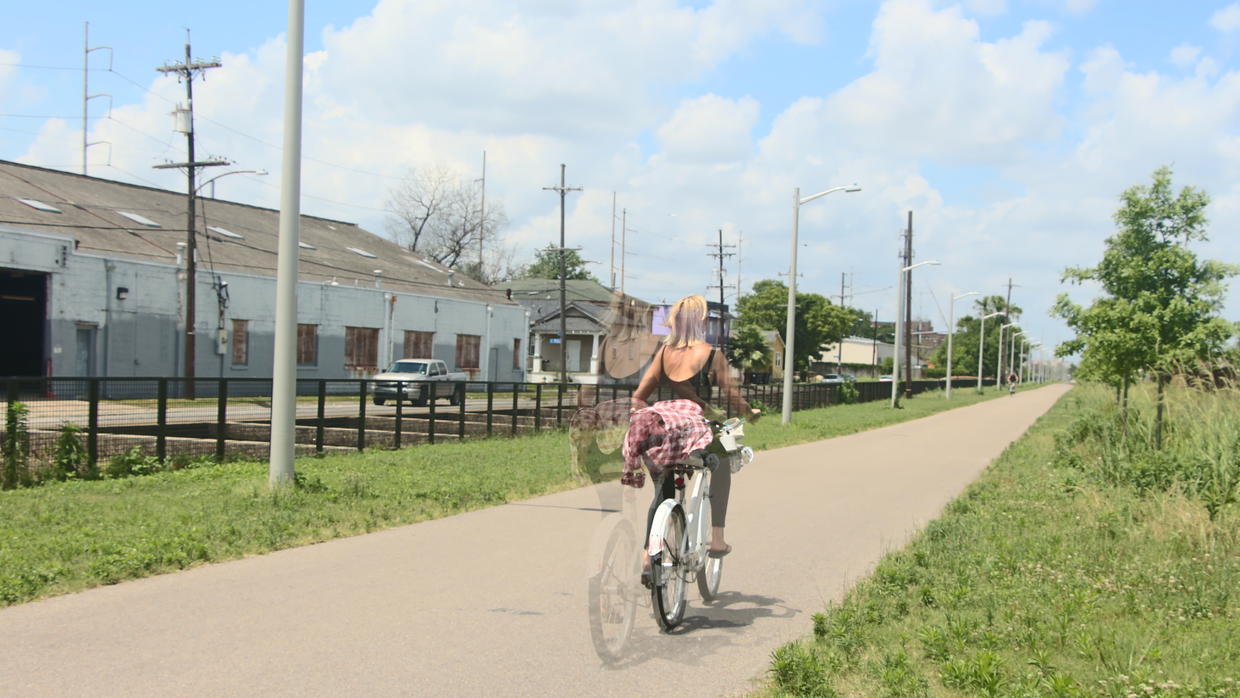 Crees que las bicis no son para ciudades calurosas Mira cómo este sendero está cambiando Nueva Orleans