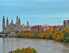 Un estudio comprueba que el cauce del Ebro se ha reducido a menos de la mitad desde 1927