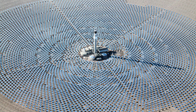 Graves problemas para ejecutar la planta termosolar de carácter experimental concedida a la empresa estadounidense Solar Reserve