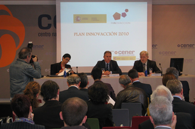 El Ministerio de Ciencia e Innovación presenta el Plan INNOVACIÓN 2010 en CENER