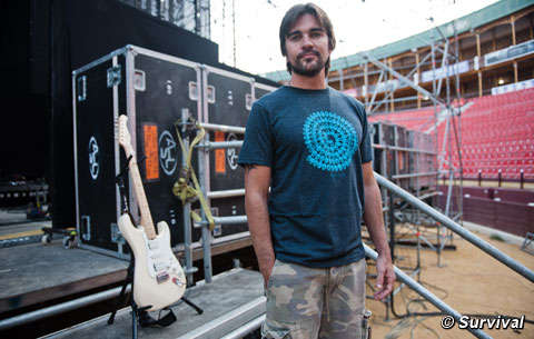 El cantante colombiano Juanes