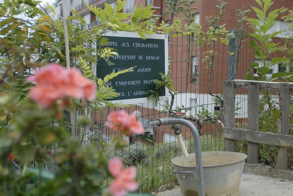 Jardines compartidos en París