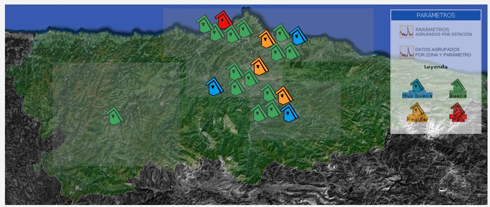 Se dispara la contaminación en toda Asturias