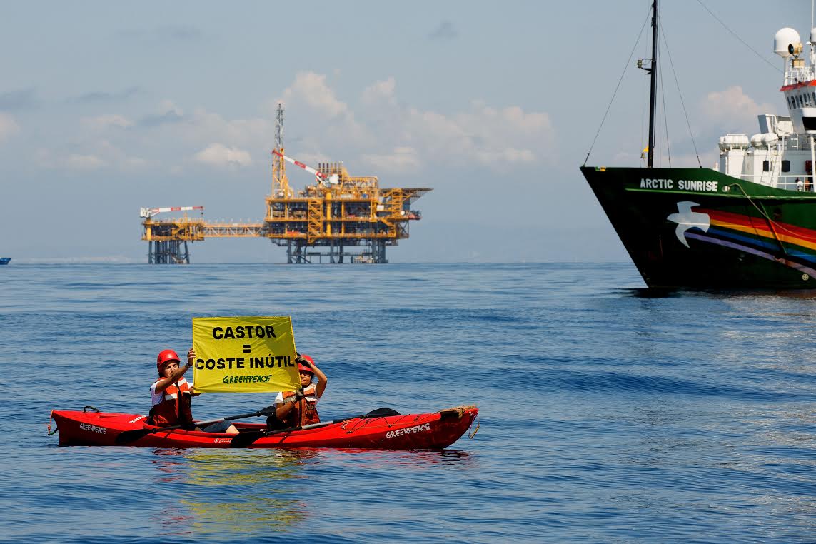 Reactivo a la posible reapertura del almacén de gas Castor