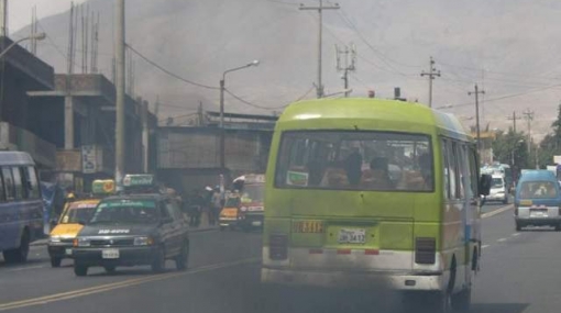 Contaminación del aire en Arequipa excede en un 15%