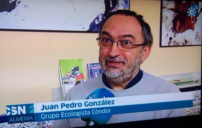 La Asociación Cóndor denuncia las consejerías de economía y medio ambiente de Almería por delito ecológico