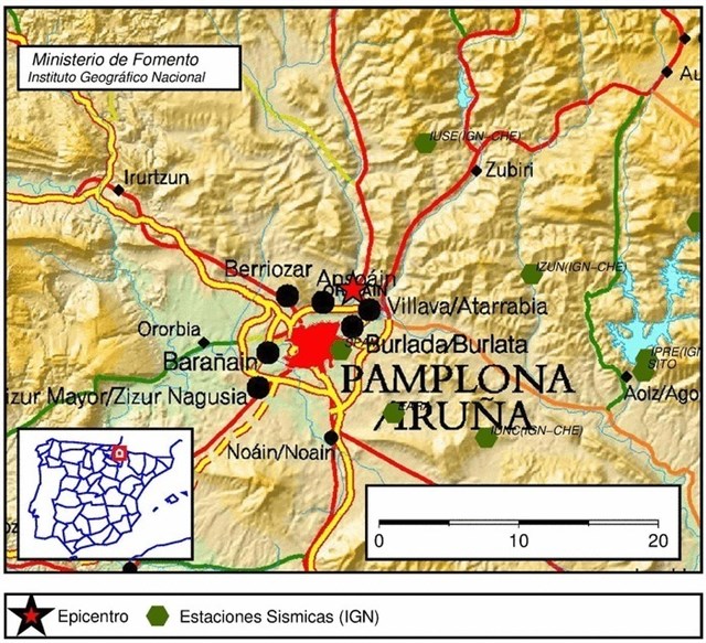 Un terremoto de intensidad 4