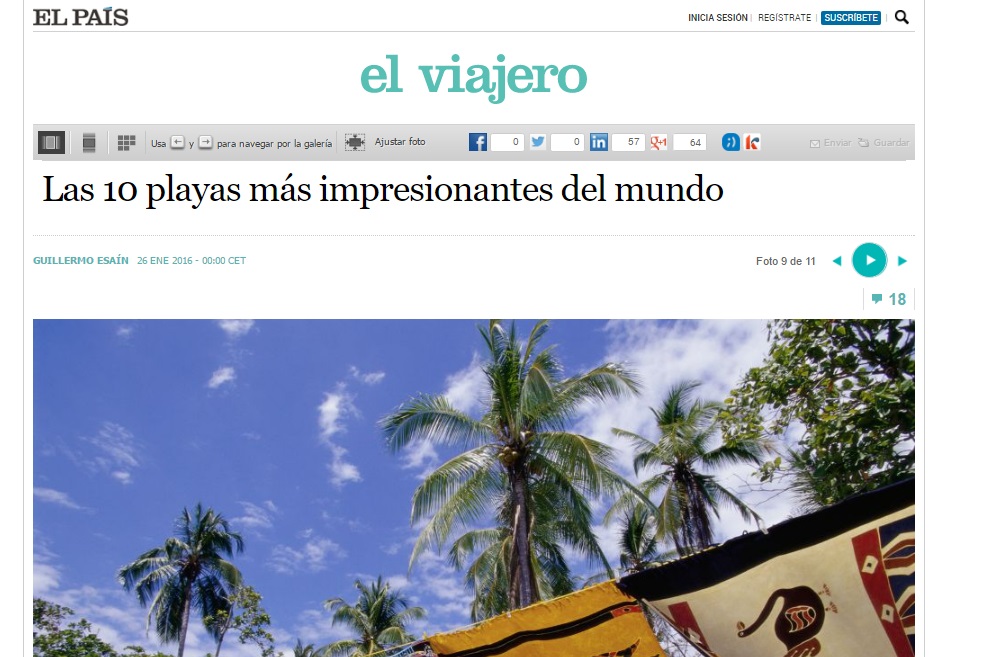 La  ‘magnífica’ playa de Manuel Antonio