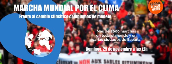 TODOS a la ‘Marcha Mundial por el Clima’ del domingo