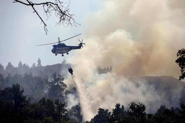 Estabilizado el incendio forestal que afecta a unas 150 hectáreas en Nogueira de Ramuín