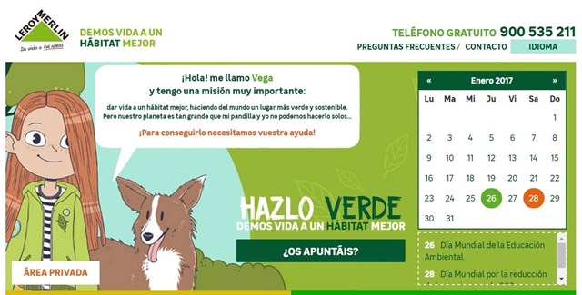 Leroy Merlin se implica en la educación medioambiental
